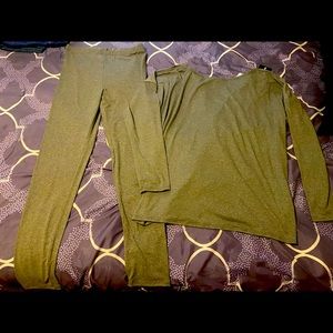 2 piece legging set